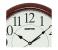Geepas GWC4804 Taiwan Movement Luminous Dial Wall Clock, Whtie & Brown 4 in UAE