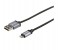 Promate LinkMate-LTF Premium Metallic Lightning Charge Cable - Silver 1 in OMAN