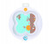 Bebe Confort 3105204800 Woodcamp Learning Plate - White 2 in UAE