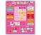 Fiesta Crafts T-2633 My Calendar Pink 1 in UAE