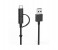 Energizer C11UBX2CFBK4 1.2 Meter 2-in-1 Hightech USB Cable - Black 1 in UAE