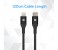Promate UniLink-LTC USB Type-C OTG Cable with Lightning Connector - Black 7 in OMAN