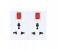 Geepas GES4051 2 Outlet High Quality Adapter with 2 Switch 1 in UAE