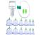 Vacuum Cupping Kit 12 Cups Pull out Vacuum Apparatus Massage Therapy 1 in UAE