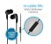 Promate Earmate-IS Premium Bass Stereo Headphones with Inline Microphone, Black 3 in UAE