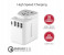 Promate Tripmate-PD18 Universal Travel Worldwide AC Wall Outlet Adapter - White 2 in UAE