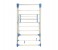 Heavy Stainless Steel Cloth Dryer Rack 31948 White and Blue 2 in UAE