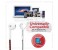 Promate Tribe Tangle Free Handcrafted Fabric Braided Earbud with Mic Earphones, Red 3 in UAE