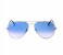 Ray-Ban 0RB3025 003/3F Aviator Silver Frame & Light Blue Gradient Mirrored Sunglasses for Men 2 in UAE