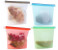Himi Rosemera Silicone Reusable Storage Bags SFB-1317 Preservation of Fruits, Vegetables, Meat Airtight Seal, Leaf-Proof Keeps Food Fresh, Freeze, Steam and Boil 1 Litre Assorted 1 Piece 1 in UAE