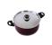 Royalford RF387C18 18 cm Non-Stick Cooking Pot - Maroon 2 in UAE