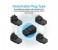 Promate PowerHub-4 6.8A High Speed USB Wall Fast Charger with 4 USB Ports, Black 7 in OMAN