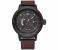 Weide UV 1609LB Mens Analog and Complete Calendar Watch Black and Red 1 in UAE