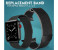 Convertible Stainless Steel Mesh Milanese Loop Band for Apple Watch 1, 2, 3 and 4 SBW44 - Black 3 in UAE