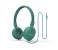 Promate Soul Lightweight Supra Aural Stereo Wired Headset, Green 1 in UAE