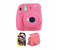 Fujifilm Instax Mini 9 Instant Camera with Leather Bag & 10x Film Sheet - Flamingo Pink 1 in UAE