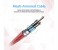 Promate UniLink-LTC USB Type-C OTG Cable with Lightning Connector - Red 3 in OMAN