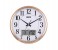 Geepas GWC4802 Wall Clock Taiwan Movement LCD Display White and Gold 1 in UAE
