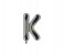 Party Time K-S-803409 Letter K 16 Inch Foil Balloon Silver 1 in UAE