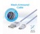 Promate LinkMate-U2M Heavy Duty Mesh Armored Micro-USB Sync & Charge Cable - Silver 8 in UAE