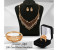 Summer Style Crystal 18K Gold Plated Necklace Set 61154021 1 in UAE