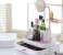 Cosmetic Organizer with Mirror - White & Pink 5 in KSA