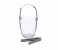 Cok CE-116-002 Solid Glass Ice Bucket with Stainless Steel Handle & Serving Tong 1 in UAE