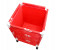 In-House Ls-1110 Foldable Laundry Storage Basket With Wheels - Red 2 in UAE