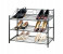 Royalford RF8849 3-Tire Metal Shoe Rack - Black 1 in UAE
