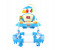 Baby Plus BP6003W Baby Walker with Music - Blue 3 in UAE