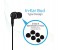 Promate Earmate-IS Premium Bass Stereo Headphones with Inline Microphone, Black 2 in UAE
