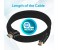 Promate ProLink4K1-300 High Definition Right Angle 4K HDMI Audio Video Cable - Black 6 in UAE