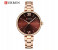 Curren 9017 Quartz Watch For Women Gold and Coffee 1 in UAE