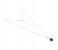 Stainless Steel Blue Stone Necklace 33046 Silver 2 in UAE