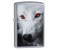 Zippo 28877 Wolf With Red Eyes Lighter Silver 1 in UAE