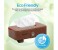 Promate TissueBox PU Leather Clip Car Sun Visor Tissue Box Holder for Facial Tissue & Other Napkin Papers - Cherrywood 6 in KSA