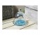 Cok CE-158-NM02A 12.3 cm Glass Container with Round Base - Blue 3 in UAE