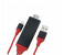 Universal Lightning To HDMI HDTV Av Adapter Cable 2M For iOS - Red 2 in OMAN