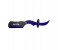 Tips & Toes TT-677BL Stainless Steel Professional Ring Finger Insert Handle Barber Straight Edge Shaving Razor - Blue 2 in OMAN