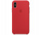 Silicone Case For Apple iPhone X MQT52ZM/A Red 1 in UAE