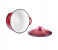 Royalford RFU9055 26CM Cast Iron Enamel Coating Cooking Pot - Red 4 in UAE