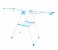 In-house CD-1230 Indoor And Outdoor Foldable Cloth Dryer Blue 3 in UAE