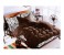 AMH ZB002 6 Pieces High Quality Cotton Double Size Bed Sheet with Quilt Cover & Pillow Case - Brown 1 in UAE