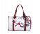 Dcart HB20105 6 Piece Floral Style Handbag Set Maroon 4 in UAE