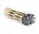 In-House Lb-1019 Bamboo Folding Laundry Basket - Blue 2 in UAE