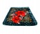 Para John PLBL7510 Parry Life 1 Ply Raschel Double Size Blanket - Green & Red 1 in UAE