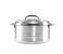 Royalford RF6918 4 Litre Steam Line Stainless Steel Hot Pot - Silver 1 in UAE