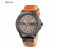 Curren 8286 Business Quartz Watch For Men Brown and Khaki 1 in UAE