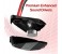 Promate Tweeter-4 3.5mm Professional Digital Jack Desktop Microphone Stand with Adjustable Neck, Red 5 in UAE