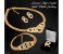 Summer Style Crystal Gold Plated Jewellery Set 61154001 1 in UAE